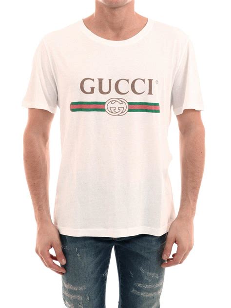 white gucci t-shirt for men|gucci plain white t shirt.